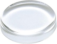 Toyo Sasaki Glass WA601W Interior Accessories, Paperweight, Round, Clear, Approx. φ2.8 x 0.7 inches 