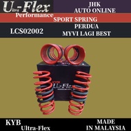 LCS02002 SPORT SPRING SET 4PCS PERDUA MYVI LAGI BEST 100% NEW KAYABA K-FLEX MADE IN MALAYSIA 1 SET P