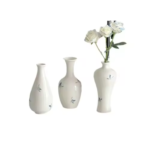 New Chinese Style Versatile Butterfly Orchid Small Vase for Living Room Decoration