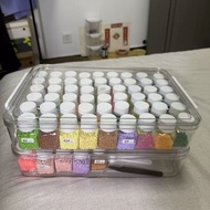 [Bean Storage] Small Square Bottle Bean Storage Box Storage Bottle Sub-Packing Box Sub-Packing Bottl
