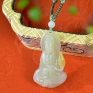 秒殺價 天然和田玉觀音吊墜 玉質細膩