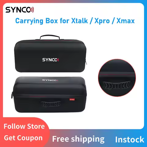 Synco Storage Bag Carry Bag for Synco Xtalk X2 X3 X4 X5 Xtalk XPro XMax Series Wireless Intercom Hea