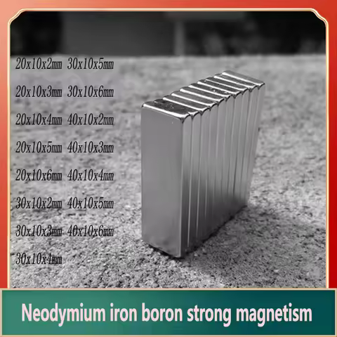 30x10x3 mm Powerful Block Magnet 30mm10mmx3mm For Home Refrigerators, Offices DIY 30x10x3mm Magnetic