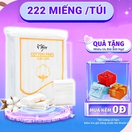 222 pieces of Cotton Pads BTT 3 layers, 2 sides iLita, natural fiber, safe for the skin, good absorb
