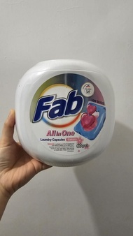 Fab All in One Laundry Capsules Sakura 60pacs 快潔櫻花味 洗衣珠- 60粒