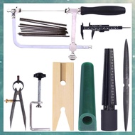 (OAKF) Carving Tool Kit Jewelry Ring Wax Tube Molds Making Lost Wax Casting Kit Wax Ring Saw with Bl