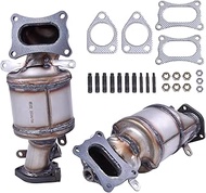 Hodflop 674-145 674-146 Front & Rear Catalytic Converter Fits for Honda Accord, Pilot, Odyssey, Ridg