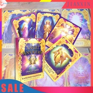 44Pcs/Set Tarot Decks Angel Answers Oracle Future Prediction Art Paper Classic Table Card Toy for Party