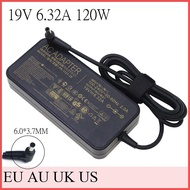 อะแดปเตอร์ชาร์จไฟ19V 6.32A 120W 6.0x3.7Mm สำหรับ FX705GM เกม Asus TUF FX705GE FX705GD FX505 FX505GD FX505GE FX505DY