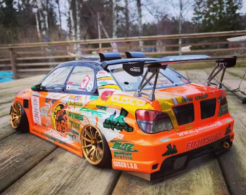 Tamiya impreza sti wrx TT01 TT02 XV01 XV02 1/10 RC On road Drift RC Car Body stickers decals HPI 3R 