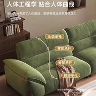 High Backrest Style Cat Living Room Fabric Villa Cream Foshan Sofa Sofa Floor Sofa Fleece Small Apar