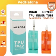 Meroca Road Bike Tube 700c TPU Ultralight 700x23-35C Road Bike Tube
