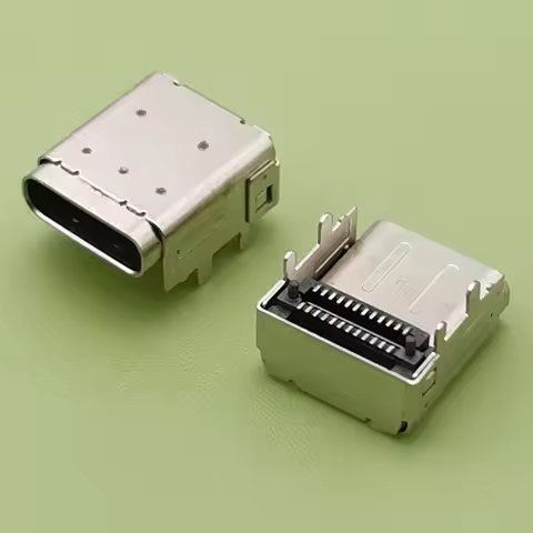 5pcs USB 3.1 Type-C Connector 24PIN Female Jack Socket Laptop Tail Charging Power Jack Type C 24Pins