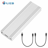 M.2ตู้ NVME เคส SSD M2เพื่อ USB เคสอลูมิเนียมกล่องฮาร์ดไดร์ฟ Type-C