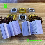 GANTUNGAN MINI QURAN KEYCHAIN SOUVENIR FREE PLASTIC MINI QURAN KEYCHAIN WITH WRITING AND POLOS MINI 