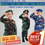 TNI AD AND TNI AURI UNIFORMS /KOSSTUM PESTIVAL CARNIVAL TNI AD TNI AURI/ 1 SET