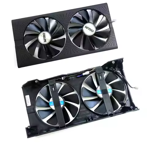 Original new sapphire fan and case CF1015H12D for sapphire Radeon RX 470 480 570 580 570 Graphics re