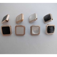 CODE U74F Contains 144 Pcs Square Box Shirt Buttons size 15 mm