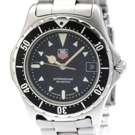 TAG HEUER 專業計時碼錶 鋼錶帶石英男士腕錶 973.006