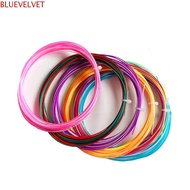BLUEVELVET Colorful Rainbow Badminton String, Elastic Colorful Badminton Racket Strings, Badminton L