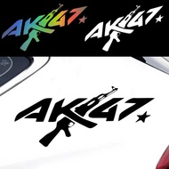 AK47 Gun Personalised Creative AK-47 Car Sticker Auto Body Bumper Window Motorcycle Laptop Wall Viny
