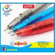RETRACTABLE BALL PEN 0.5mm (G'SOFT)