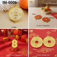 IM6/IM14/IM21/IM30/IM38/IM48 - Cake topper Cake decoration chinese new year decoration sincia coin g