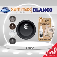 Blanco Silgranit Top Mount Round Sink Granite Sink Rondo | Sinki Dapur Kitchen Sink |