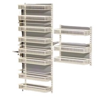 Perforated Toilet Bathroom Wall Cabinet Bathroom Toilet Side Shelf Rear Narrow Multi-Layer Storage G