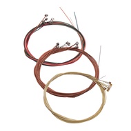welcomehome 3 Sets of 6 Acoustic Guitar Strings Stainless Steel Core Replacement Spare for Folk