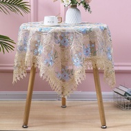 European Style Round Tablecloth Lace Coffee Table Cloth Rectangular Table Square Table Gauze Embroid