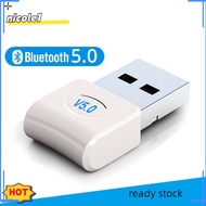 NICO Bluetooth Adapter Wireless USB Bluetooth 5.0 Dongle for PC Computer Laptop Music Audio Bluetooth Receiver