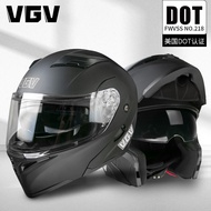 หมวกกันน็อค VGV 3C รับรอง หมวกกันน็อคแบบครอบเต็มสำหรับขี่มอเตอร์ไซค์ หมวกกันน็อคแบบไร้สาย Bluetooth 