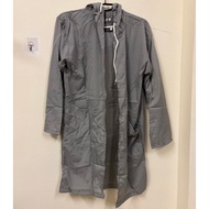 Korean Version Fresh Outer Shawl Versatile Air Conditioning Shirt Hooded Jacket Solid Color Blouse L