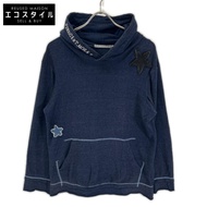 Francis Tomoaks MC1979 Navy Cotton Star Patch Pullover Parka, Size 3 [Used]