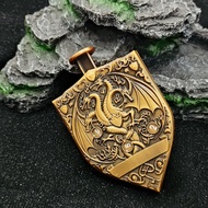 Metal d & d Button Roulette Dice TRPG Dungeon and Dragon 7 in 1 Turntable Dice COC Game D6 Dice