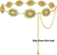 Thắt Lưng Thắt Lưng Phong Cách Bohemian Bằng Kim Loại Dành Cho Nữ Phụ Kiện Dây Thắt Lưng Thời Trang 