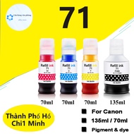 Đối với Canon Gi 71 mực Gi 71s mực Đối với Canon PIXMA G1020 G1220 G2020 G2160 G2260 G3020 G3260 G30