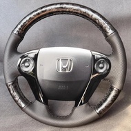 Hand Stitched Steering Wheel Cover for Honda Accord 9 2013-2017 Honda Crosstour 2013-2015 Customized