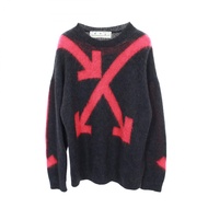 【二手，A級】OFF-WHITE針織箭頭深灰色其他針織男士二手 A