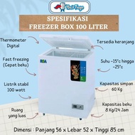 Sewa Freezer Box Chest Rsa 100 Liter Bukaan Atas Frozen Food