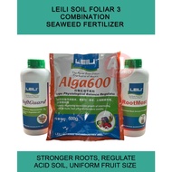 1L LEILI SOIL FOLIAR 3 地三宝 (LEILI SOFTGUARD, LEILI ALGA 600 & LEILI ROOTMOST) for ACIDIC SOIL AND DA