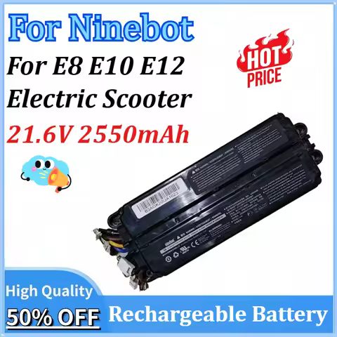 New 21.6V 2550mAh for Ninebot NEG0601-M E8 E10 E12 Electric Scooter Battery Rechargeable Batteries