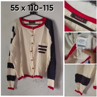Banila B Cream Navy Cardigan Free Size Women's Knit KL343