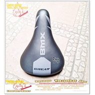 GREAT FAT GREY BMX BIKE SADDLE MTB BMX Bike