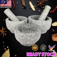 PlatMart - 3 Size Nature Granite Stone Mortar & Pestle
