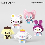 [Ready Stock] LS BRICKS Mini Blocks DIY Educational Toy Gift Cute Cartoon Characters Series