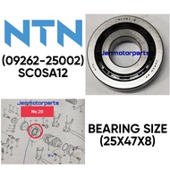TXR BEARING NTN PANTHER BEARING GEARBOX 25X47X8 09262-25002 SC05A12 BEARING TRANSMISSION
