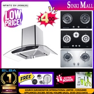 Elba kitchen cooker hood dapur gas stove hob stainless steel penyedut asap recycle auto clean 吸油 抽油 