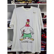 Foghorn Leghorn Looney Tunes Shirt Embroidered Stamped in 1953 (XL) WARNER BROS Label Made in U.S.A.